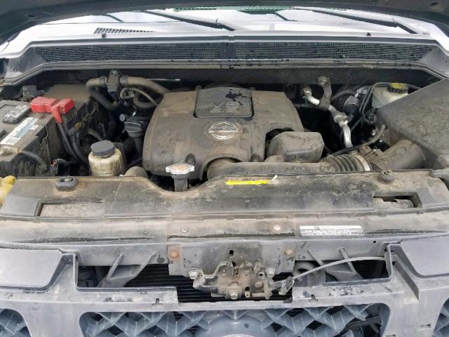 1N6AA0EC2BN306589 - 2011 NISSAN TITAN S GRAY photo 7