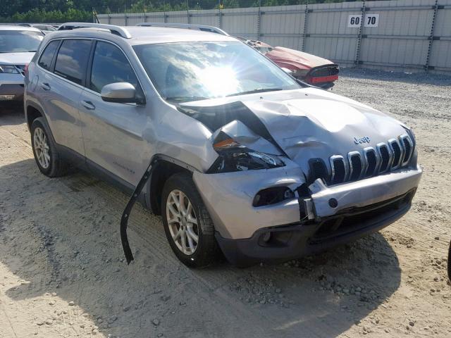 1C4PJLCB4EW176600 - 2014 JEEP CHEROKEE L SILVER photo 1