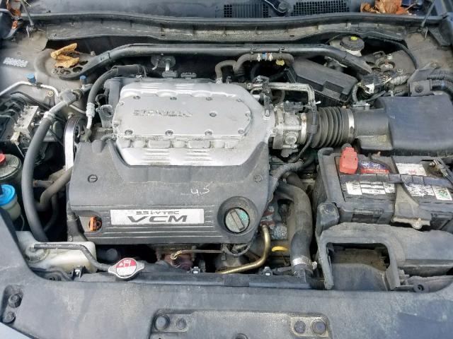 1HGCS228X8A013836 - 2008 HONDA ACCORD EXL GRAY photo 7