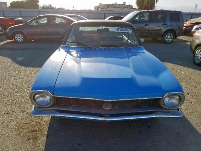 2K91L100501 - 1972 FORD MAVERICK BLUE photo 9