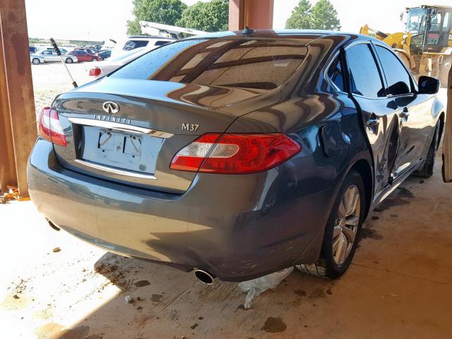 JN1BY1AP8CM334148 - 2012 INFINITI M37 GRAY photo 4