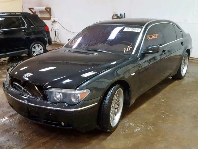 WBAGN634X3DS43035 - 2003 BMW 745 LI BLACK photo 2