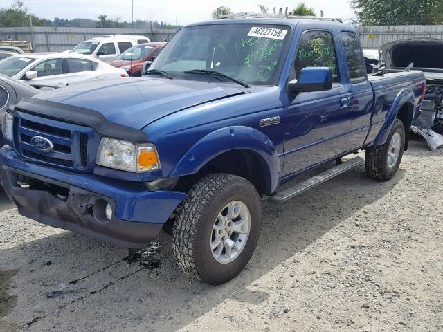 1FTLR4FE0BPA84912 - 2011 FORD RANGER SUP BLUE photo 2