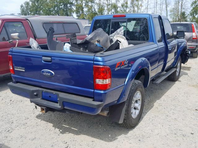 1FTLR4FE0BPA84912 - 2011 FORD RANGER SUP BLUE photo 4