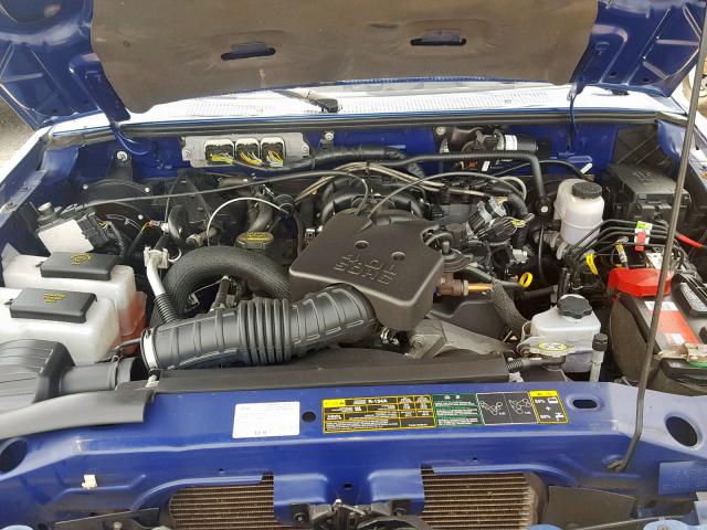 1FTLR4FE0BPA84912 - 2011 FORD RANGER SUP BLUE photo 7