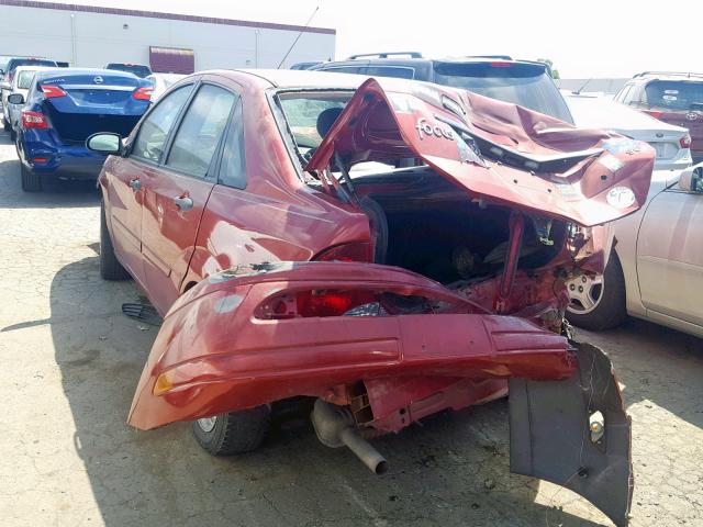 1FAFP34Z14W150885 - 2004 FORD FOCUS SE C RED photo 3