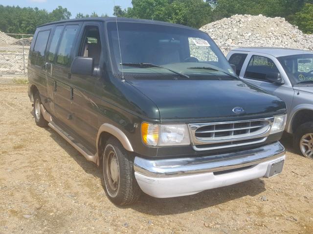 1FDRE14W1YHA92287 - 2000 FORD VAN GREEN photo 1