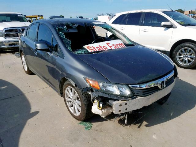 2HGFB2F99CH579500 - 2012 HONDA CIVIC EXL 灰色 照片 1
