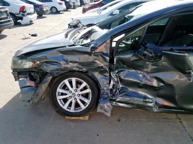 2HGFB2F99CH579500 - 2012 HONDA CIVIC EXL 灰色 照片 10