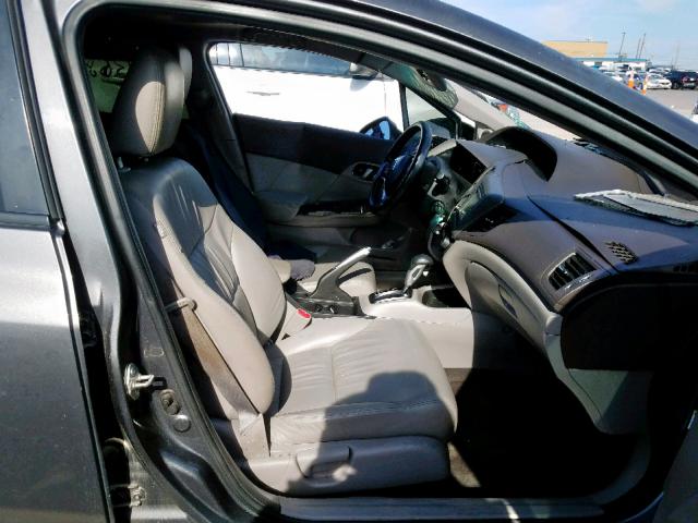 2HGFB2F99CH579500 - 2012 HONDA CIVIC EXL 灰色 照片 5