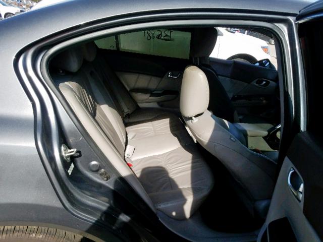 2HGFB2F99CH579500 - 2012 HONDA CIVIC EXL 灰色 照片 6