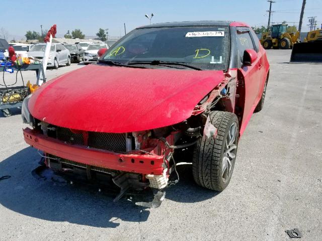 JTKJF5C71E3088399 - 2014 TOYOTA SCION TC წითელი ფოტო 2