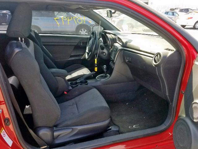JTKJF5C71E3088399 - 2014 TOYOTA SCION TC წითელი ფოტო 5