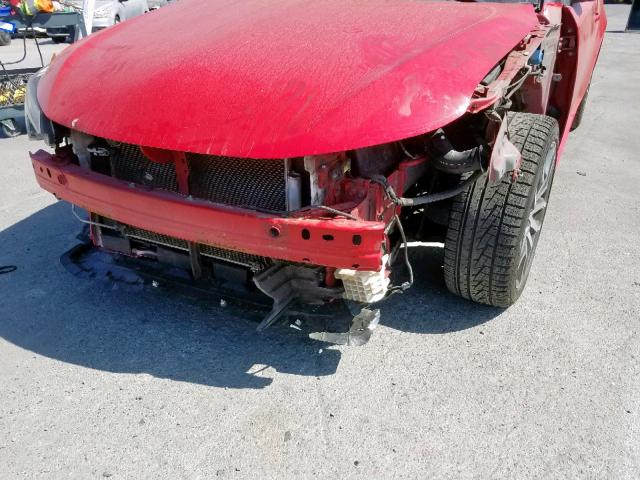 JTKJF5C71E3088399 - 2014 TOYOTA SCION TC წითელი ფოტო 9