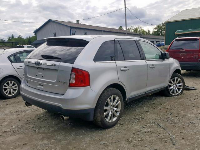 2FMDK4KC4BBA09095 - 2011 FORD EDGE LIMIT SILVER photo 4