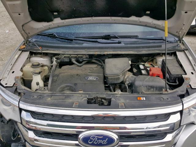 2FMDK4KC4BBA09095 - 2011 FORD EDGE LIMIT SILVER photo 7