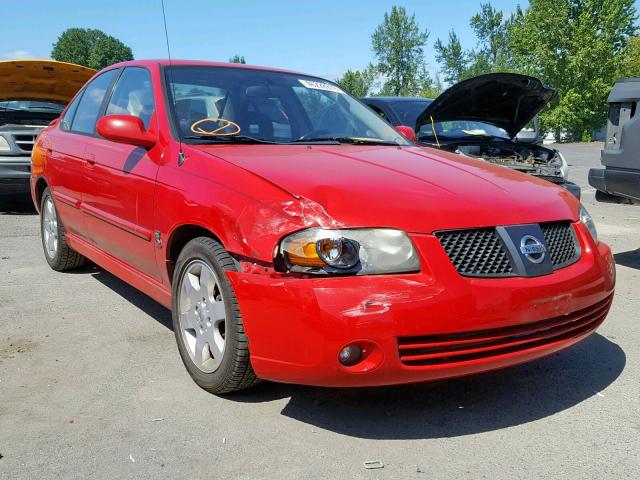 3N1AB51D45L479503 - 2005 NISSAN SENTRA SE- RED photo 1