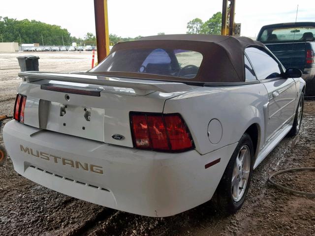 1FAFP44492F228191 - 2002 FORD MUSTANG WHITE photo 4