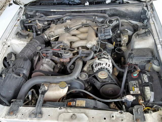 1FAFP44492F228191 - 2002 FORD MUSTANG WHITE photo 7