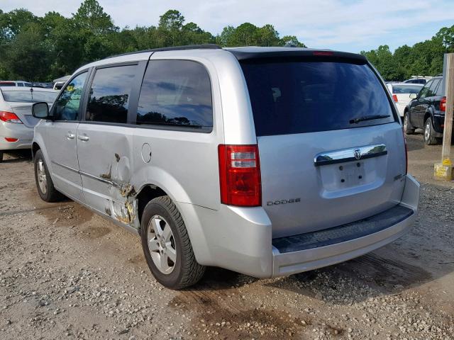 2D4RN5D15AR460273 - 2010 DODGE GRAND CARA SILVER photo 3