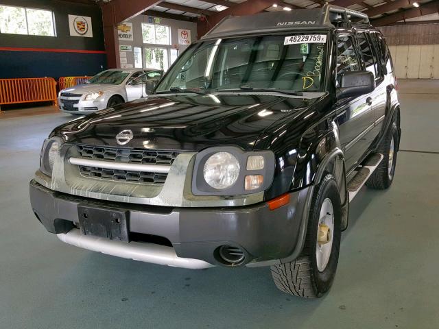 5N1ED28YX2C526200 - 2002 NISSAN XTERRA XE BLACK photo 2