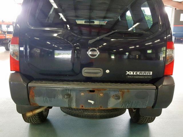 5N1ED28YX2C526200 - 2002 NISSAN XTERRA XE BLACK photo 9