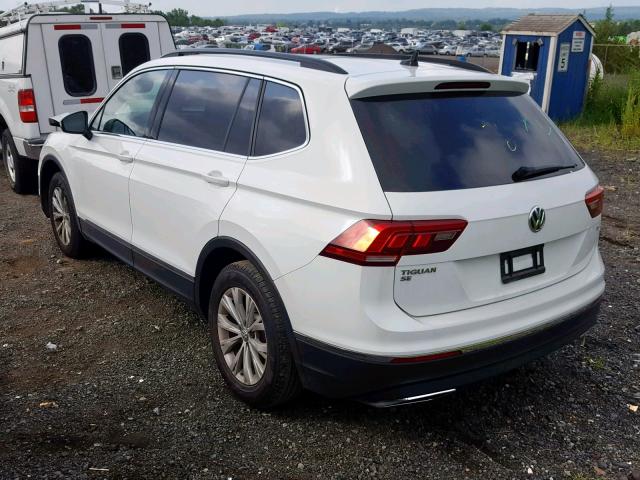 3VV3B7AX2JM135346 - 2018 VOLKSWAGEN TIGUAN SE WHITE photo 3