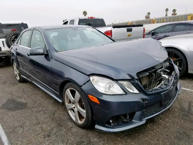 WDDHF5GB2BA417306 - 2011 MERCEDES-BENZ E 350 BLACK photo 1