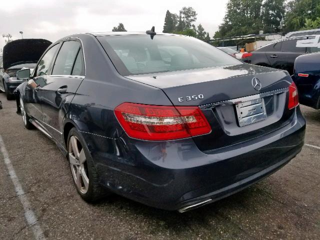 WDDHF5GB2BA417306 - 2011 MERCEDES-BENZ E 350 BLACK photo 3