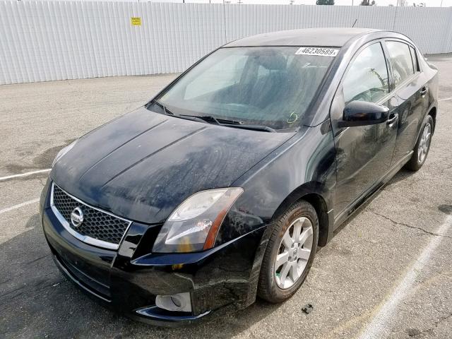 3N1AB6APXCL728609 - 2012 NISSAN SENTRA 2.0 BLACK photo 2