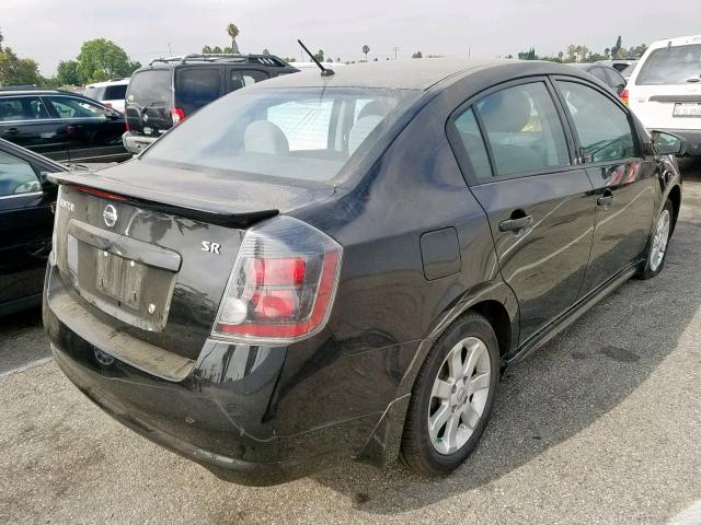 3N1AB6APXCL728609 - 2012 NISSAN SENTRA 2.0 BLACK photo 4