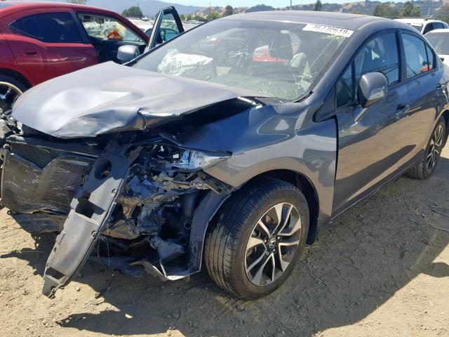 19XFB2F98DE273481 - 2013 HONDA CIVIC EXL 灰色 照片 2