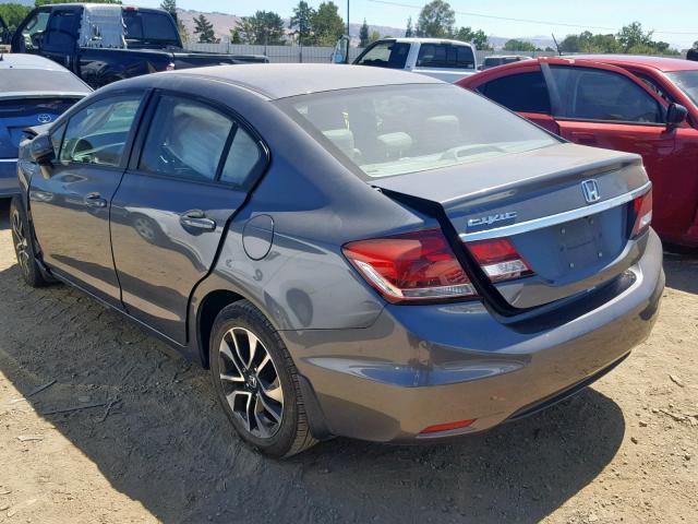 19XFB2F98DE273481 - 2013 HONDA CIVIC EXL 灰色 照片 3