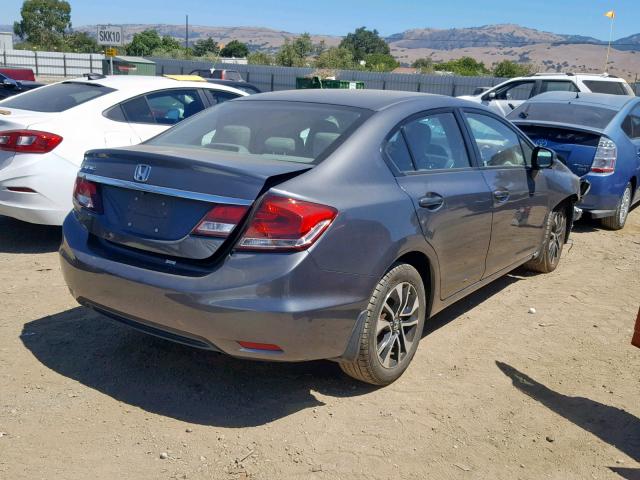 19XFB2F98DE273481 - 2013 HONDA CIVIC EXL 灰色 照片 4