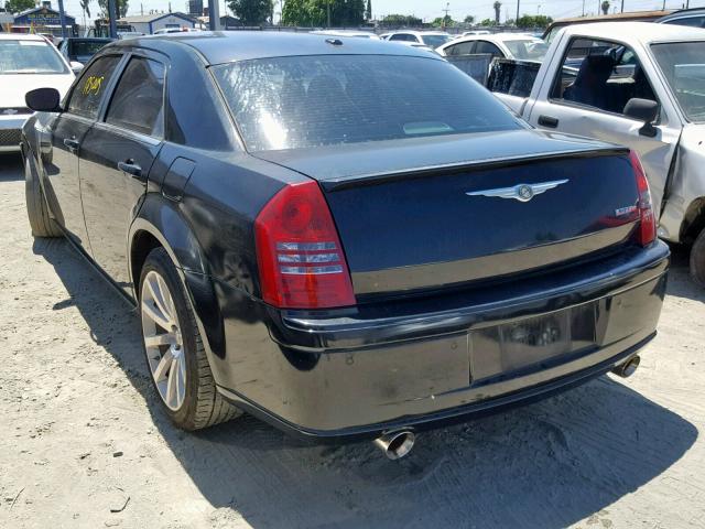 2C3KA73W67H762094 - 2007 CHRYSLER 300C SRT-8 BLACK photo 3