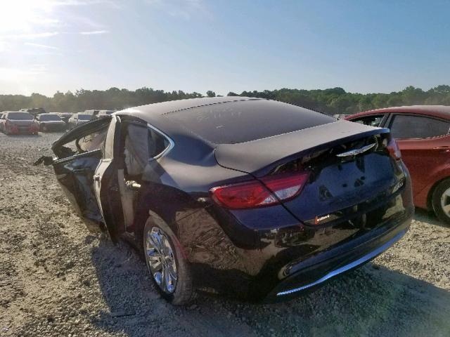 1C3CCCAB4GN112405 - 2016 CHRYSLER 200 LIMITE BLACK photo 3