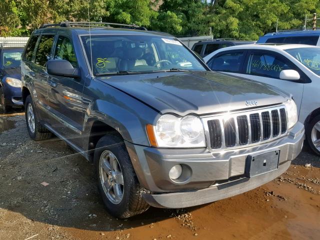 1J8HR58N67C637398 - 2007 JEEP GRAND CHER GRAY photo 1