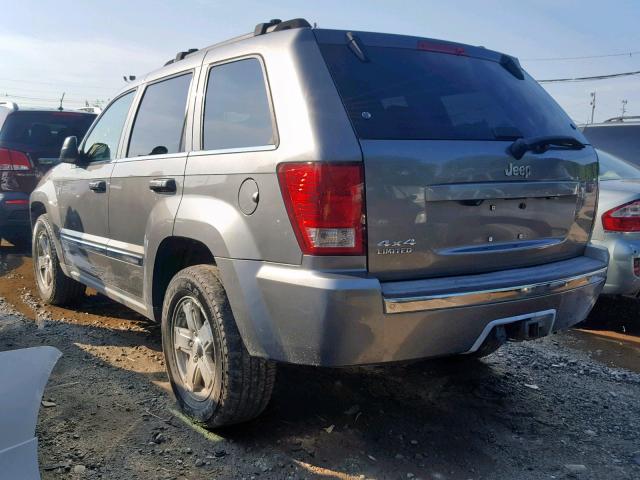 1J8HR58N67C637398 - 2007 JEEP GRAND CHER GRAY photo 3