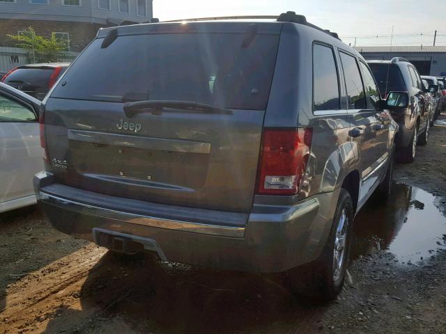 1J8HR58N67C637398 - 2007 JEEP GRAND CHER GRAY photo 4