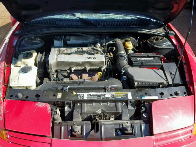 1G8ZG1578RZ346654 - 1994 SATURN SC2 RED photo 7