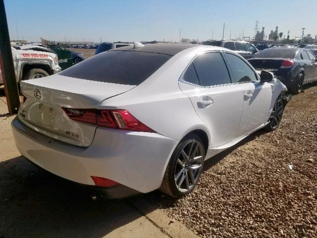 JTHBF1D22F5044374 - 2015 LEXUS IS 250 WHITE photo 4