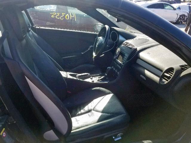 WDBWK54F76F085794 - 2006 MERCEDES-BENZ SLK 280 BLACK photo 5