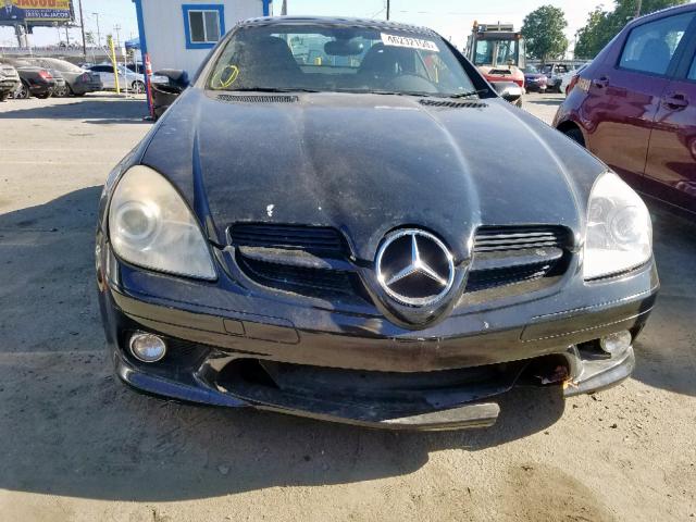 WDBWK54F76F085794 - 2006 MERCEDES-BENZ SLK 280 BLACK photo 9