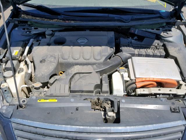 1N4CL21E77C230255 - 2007 NISSAN ALTIMA HYB BLUE photo 7