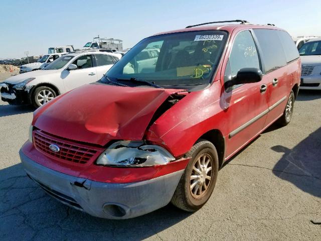 2FMZA51411BB28097 - 2001 FORD WINDSTAR RED photo 2