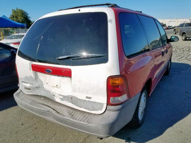 2FMZA51411BB28097 - 2001 FORD WINDSTAR RED photo 4