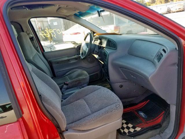 2FMZA51411BB28097 - 2001 FORD WINDSTAR RED photo 5