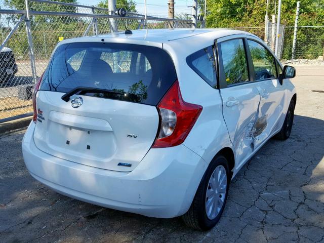 3N1CE2CP3EL386462 - 2014 NISSAN VERSA NOTE WHITE photo 4