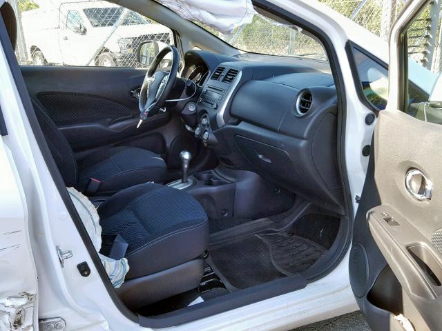 3N1CE2CP3EL386462 - 2014 NISSAN VERSA NOTE WHITE photo 5