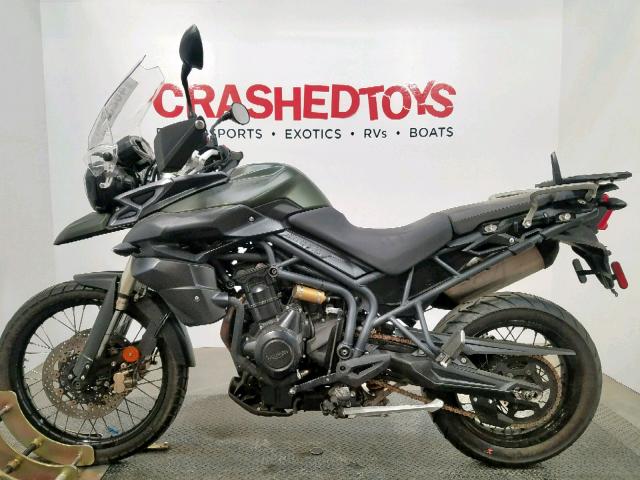 SMTE06BF2DT588418 - 2013 TRIUMPH MOTORCYCLE TIGER 800X GREEN photo 3